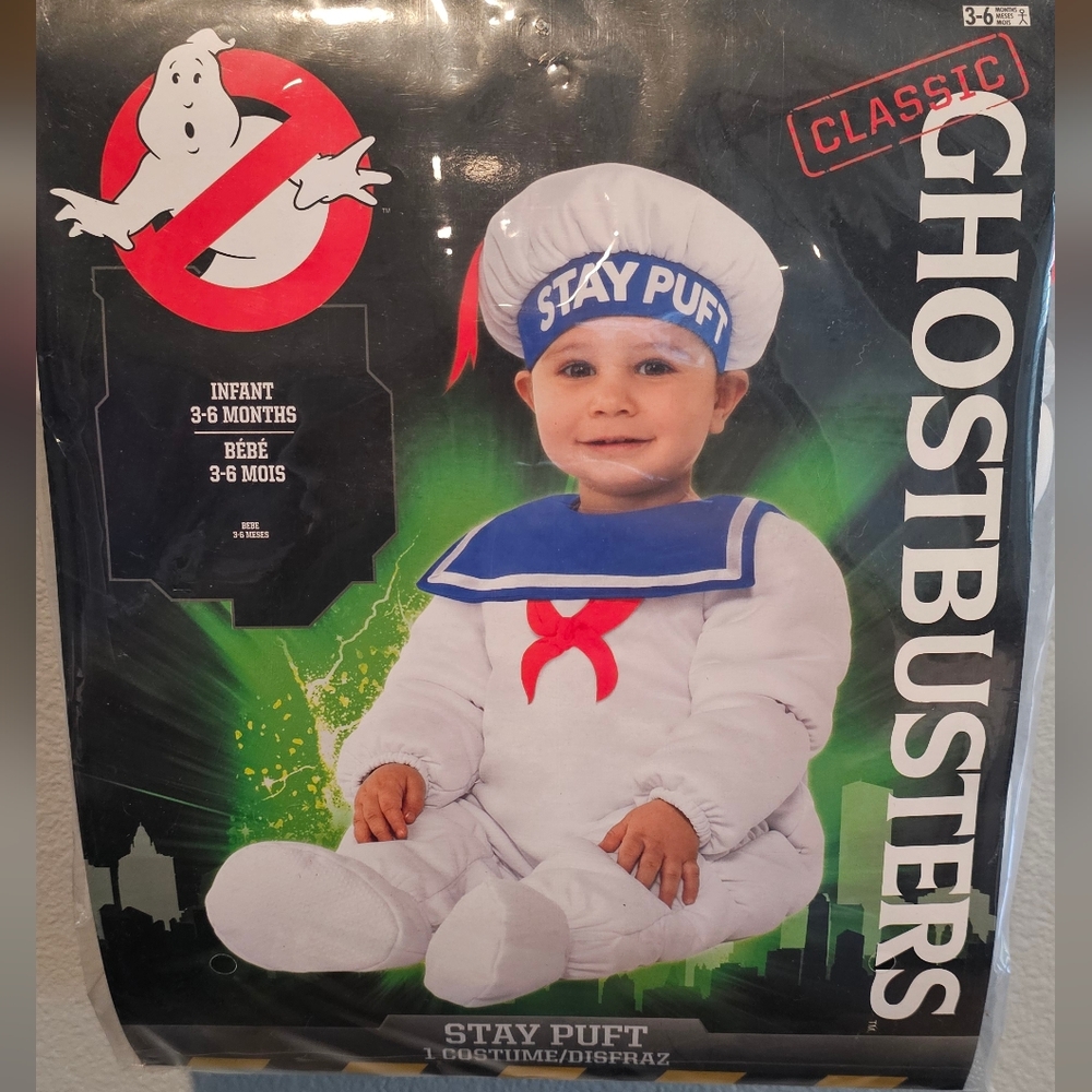 New Stay Puft Ghostbusters Infant Costume (Size 3-6 Months)